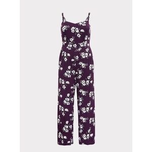 torrid Purple Floral Jumpsuit